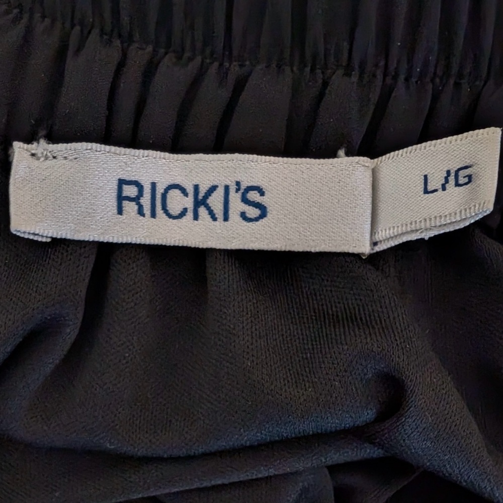 Ricki’s Y2K Vintage High Low Black Mullet Skirt Size Large - Picture 3 of 10